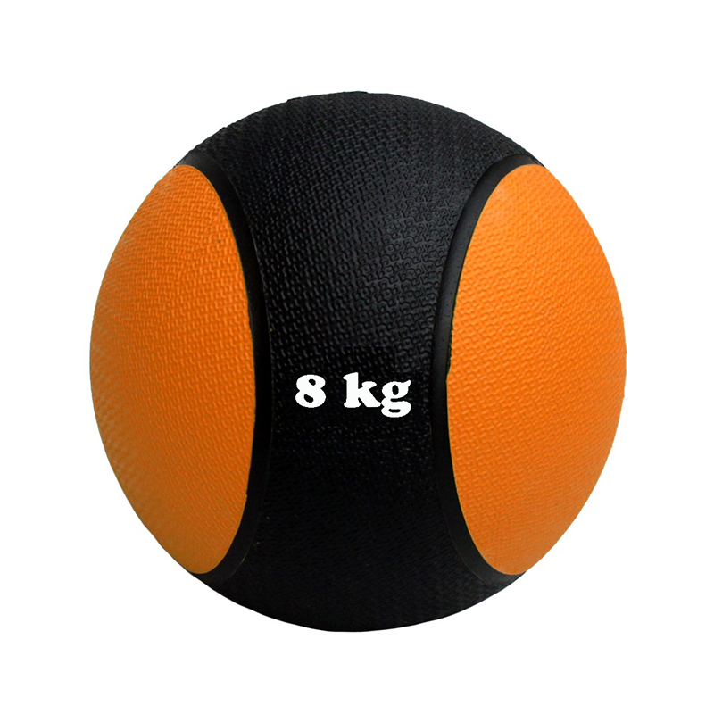 Medicinboll Premium 8 kg, Svart/Orange