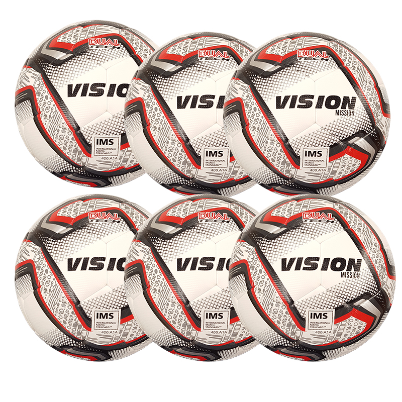 Fotboll Vision Mission 4, Storpack 6 st, IMS